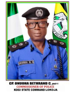 Commissioner of Police, Kogi State Police Command, CP Bethrand C. Onuoha, psc (+)