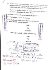 Withdrawal of Motion Restricting Coronation of Elulu of Mopa