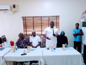 Speaker, Kogi State House of Assembly, Rt. Hon. Aliyu Umar Yusuf speaking.