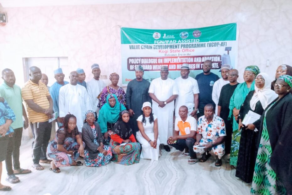 Group Picture from the IFAD-VCDP Poicy Dialogue on Adoption, Effective Implementation of Standard Weights, Measures in Kogi