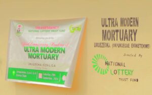 The Ultra Modern Mortuary of the Medial Complex Donated to General Hospital in Umuezeoka by NLTF