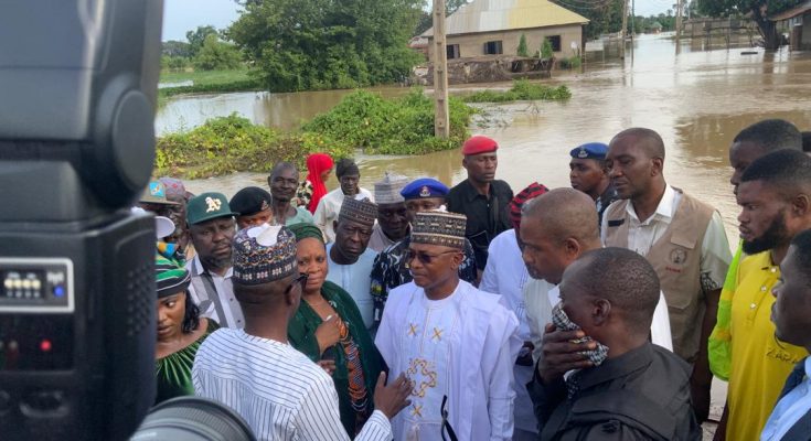 Kogi Deputy Governor, Joel Oyibo Salifu Visiting Flood Affected Areas