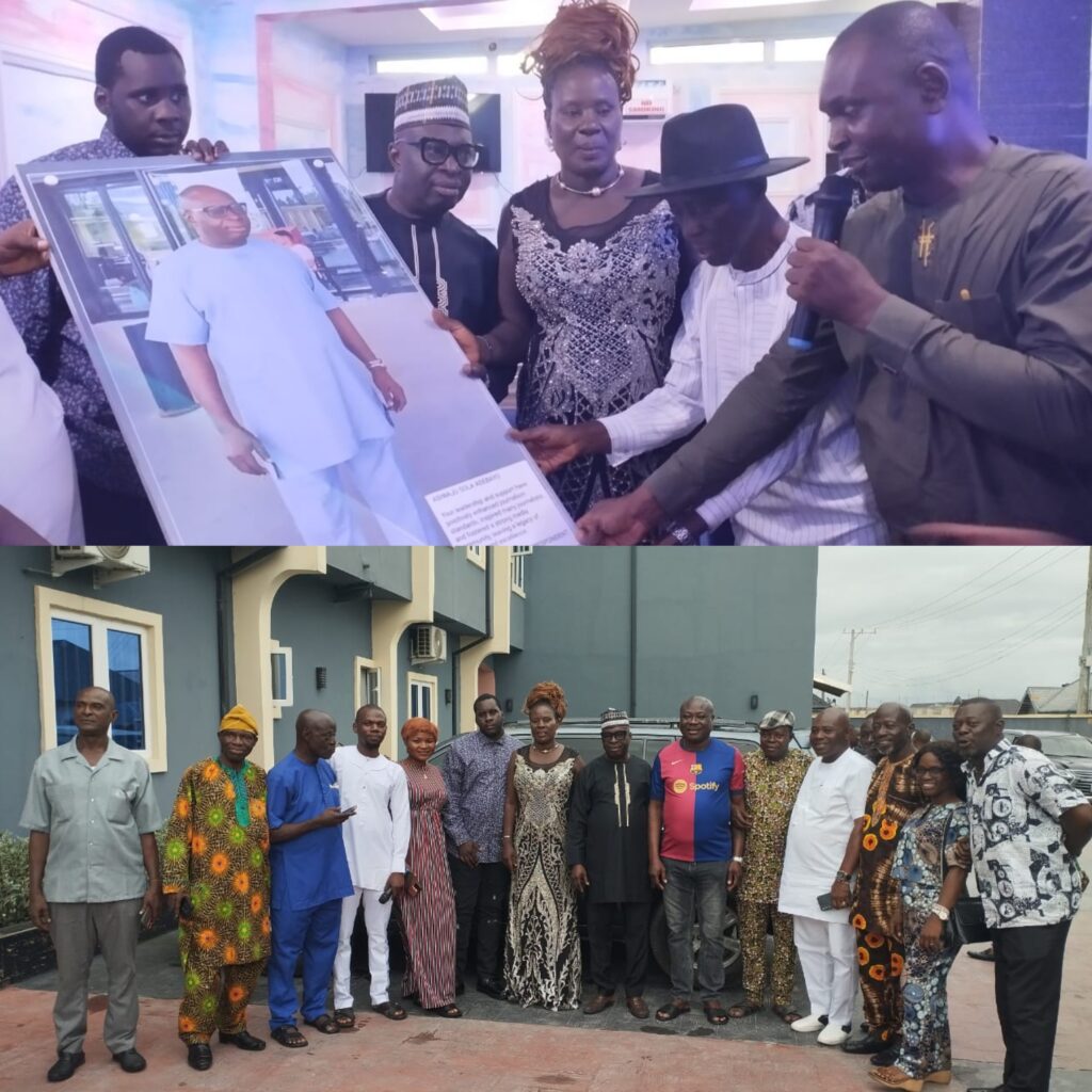 Comrade Asiwaju Sola Adebayo and Members of, NUJ, Warri Correspondents' Chapel