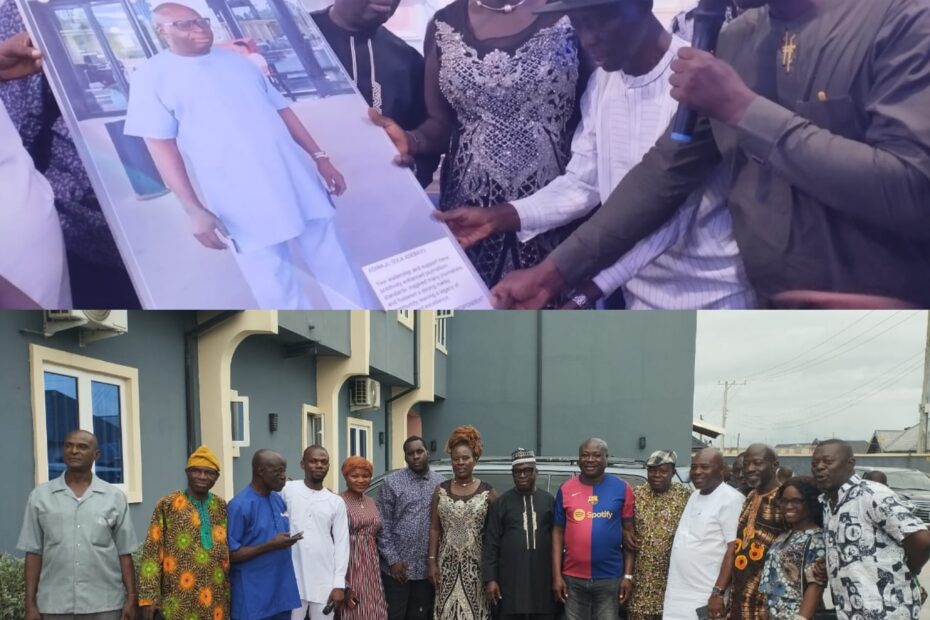 Comrade Asiwaju Sola Adebayo and Members of, NUJ, Warri Correspondents' Chapel