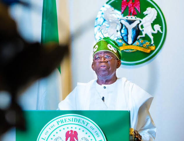 President Bola Tinubu during Nigeria's 64th Independence Anniversary